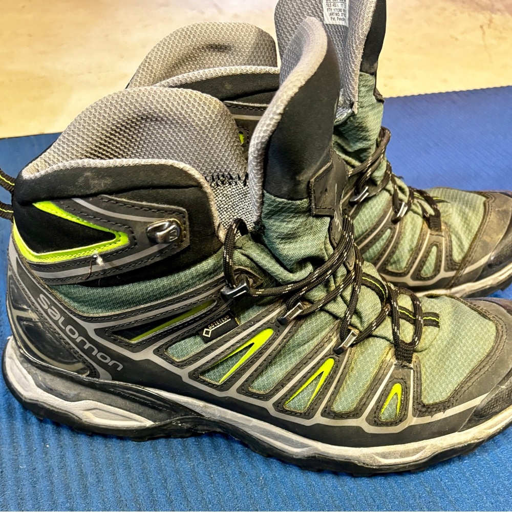Salomon GTX lightweight hiking boots. Gently used.